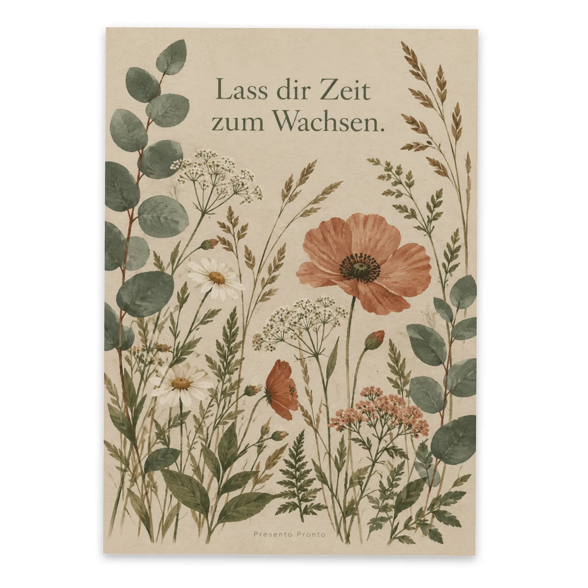 Achtsame Natur-Postkarte mit Wiesenblumen|p:2016636|h:d8b90d793314b2905172ec463f25a960