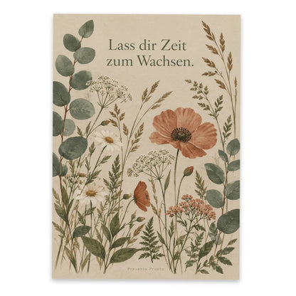 Achtsame Natur-Postkarte mit Wiesenblumen|p:2016636|h:d8b90d793314b2905172ec463f25a960