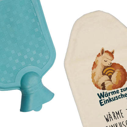 Kuschelige Wärmflasche mit Alpaka für kalte Tage|p:2016642|h:68523bd50194db7bbc9415a56b288f45