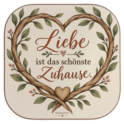 Romantischer Holzuntersetzer mit Herz für Paare|p:2016643|h:058bb22dc67c770a1468e507d5ee1161