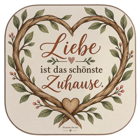 Romantischer Holzuntersetzer mit Herz für Paare|p:2016643|h:058bb22dc67c770a1468e507d5ee1161