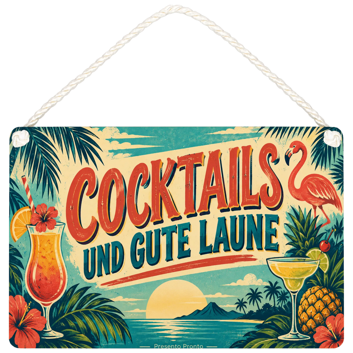 Lustiges Schild für Cocktails mit Flamingo|p:2016645|h:40f67e81ed5d577f62684929b99ae3b4