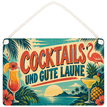Lustiges Schild für Cocktails mit Flamingo|p:2016645|h:40f67e81ed5d577f62684929b99ae3b4