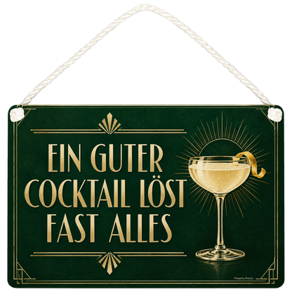 Lustiges Cocktail Schild für die Cocktailbar mit Coupe Glas|p:2016650|h:60cd7f0231e6642dc413605de35d3115
