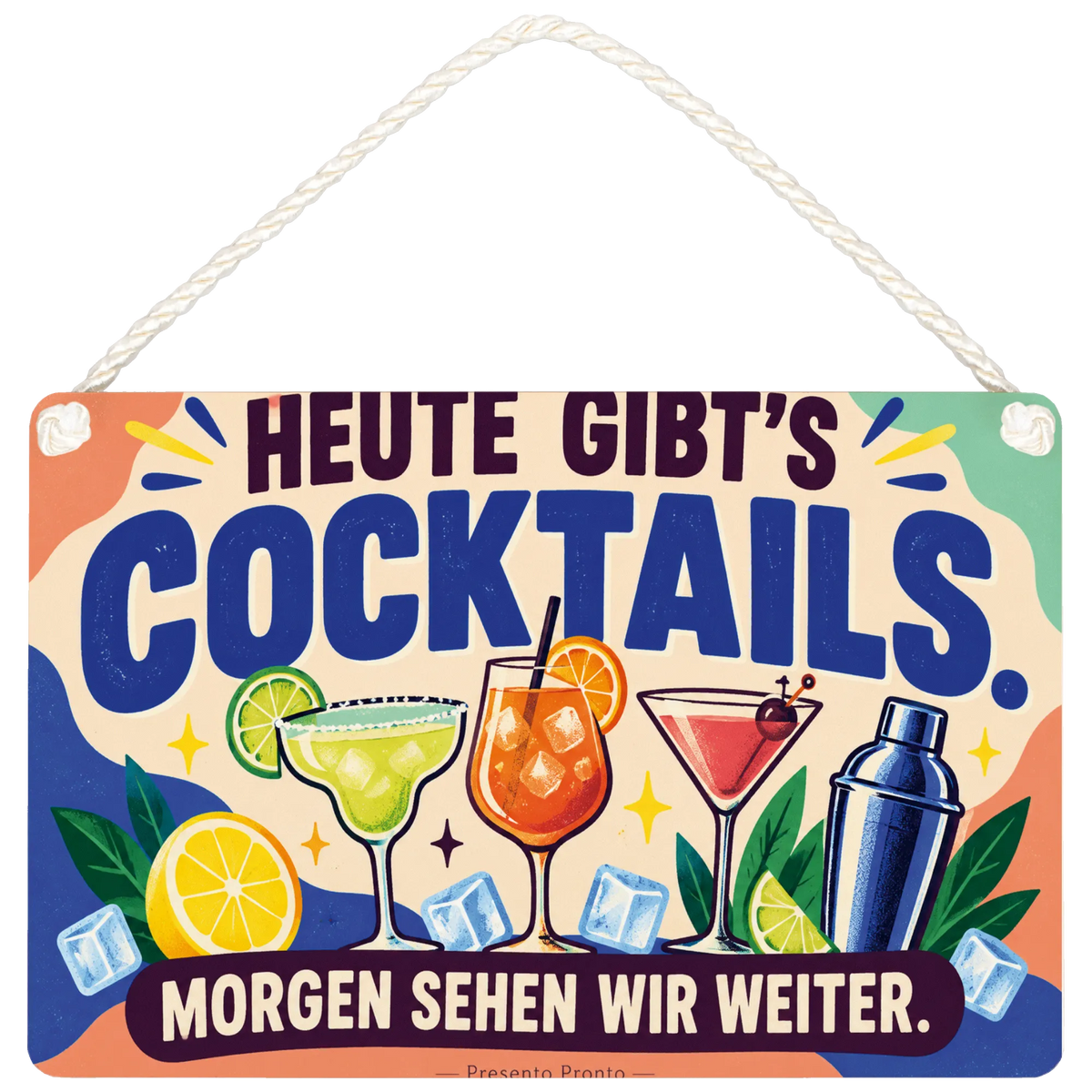 Lustiges Cocktail-Schild für die Hausbar mit Gläsern|p:2016655|h:ed48805c7aedd713fd7c252b8245dfbf