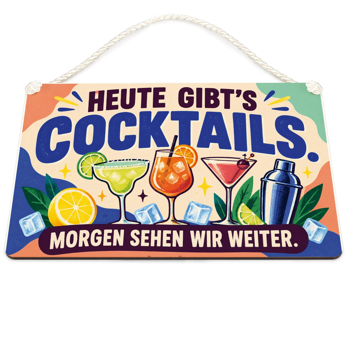 Lustiges Cocktail-Schild für die Hausbar mit Gläsern|p:2016655|h:87cf73f4169489ccc3b4ed84e976a556