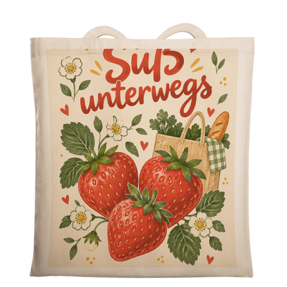 Süße Tasche mit Erdbeeren für Erdbeerfans|p:2016657|h:cd6e892215ce2769b851cfc94568e36d