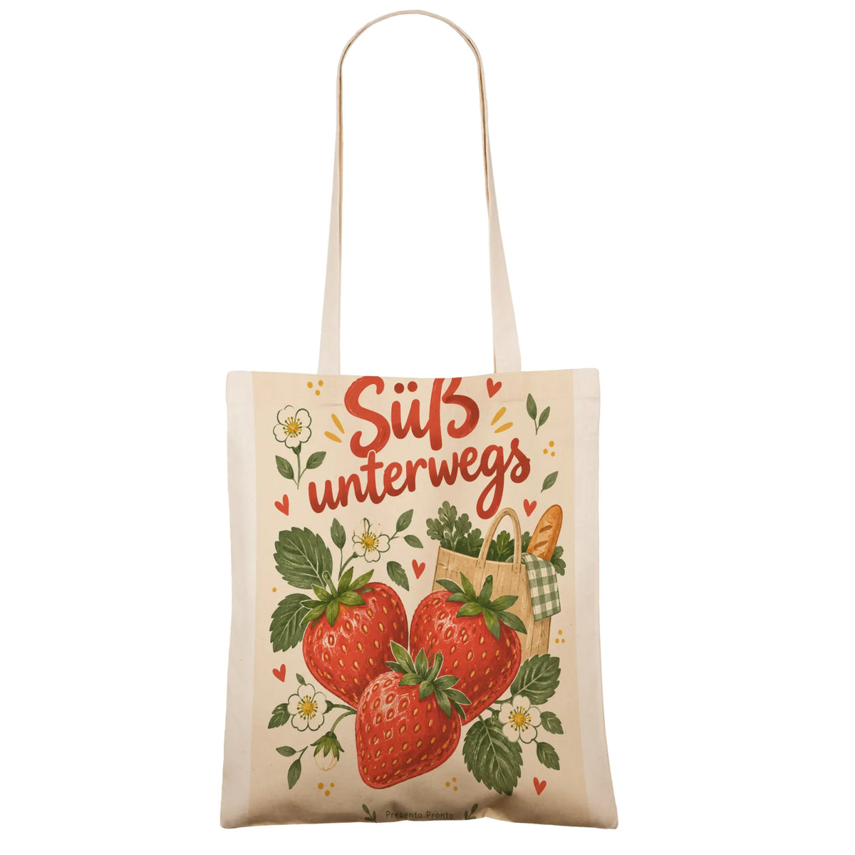 Süße Tasche mit Erdbeeren für Erdbeerfans|p:2016657|h:a068978d71b935e2b5acb23530b4af93
