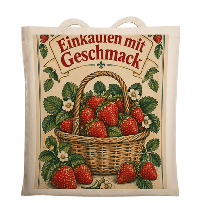 Lustige Tasche mit Erdbeeren für den Einkauf|p:2016659|h:b867b47831ce0bf10b60ee1681e9e1e9