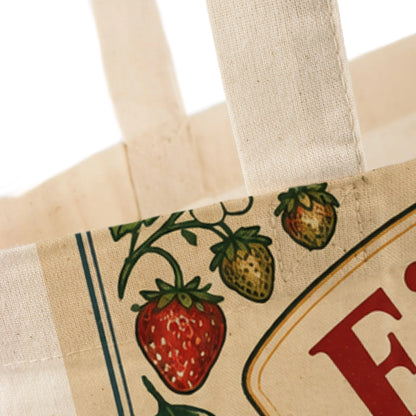 Lustige Tasche mit Erdbeeren für den Einkauf|p:2016659|h:a3145e5187f443f5690481a8cf049f26