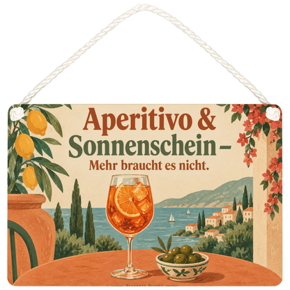 Sommerliches Cocktailschild für die Cocktailbar mit Aperolglas|p:2016664|h:a3ed47026f3e89324cd8562354f69610
