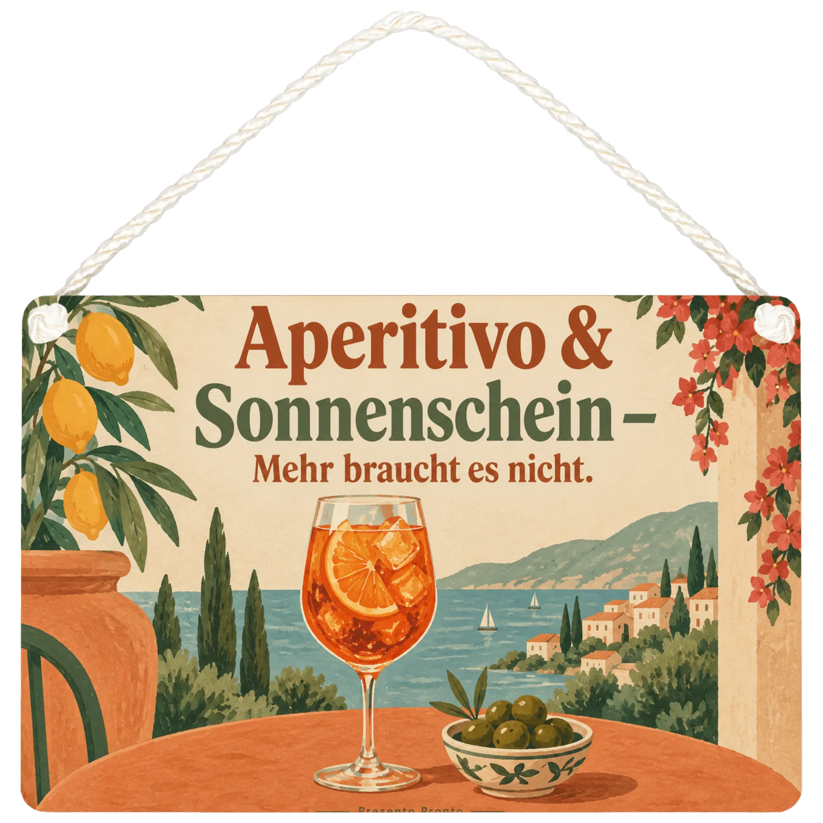 Sommerliches Cocktailschild für die Cocktailbar mit Aperolglas|p:2016665|h:6b2e222676a9cc8981a40289f6722a24