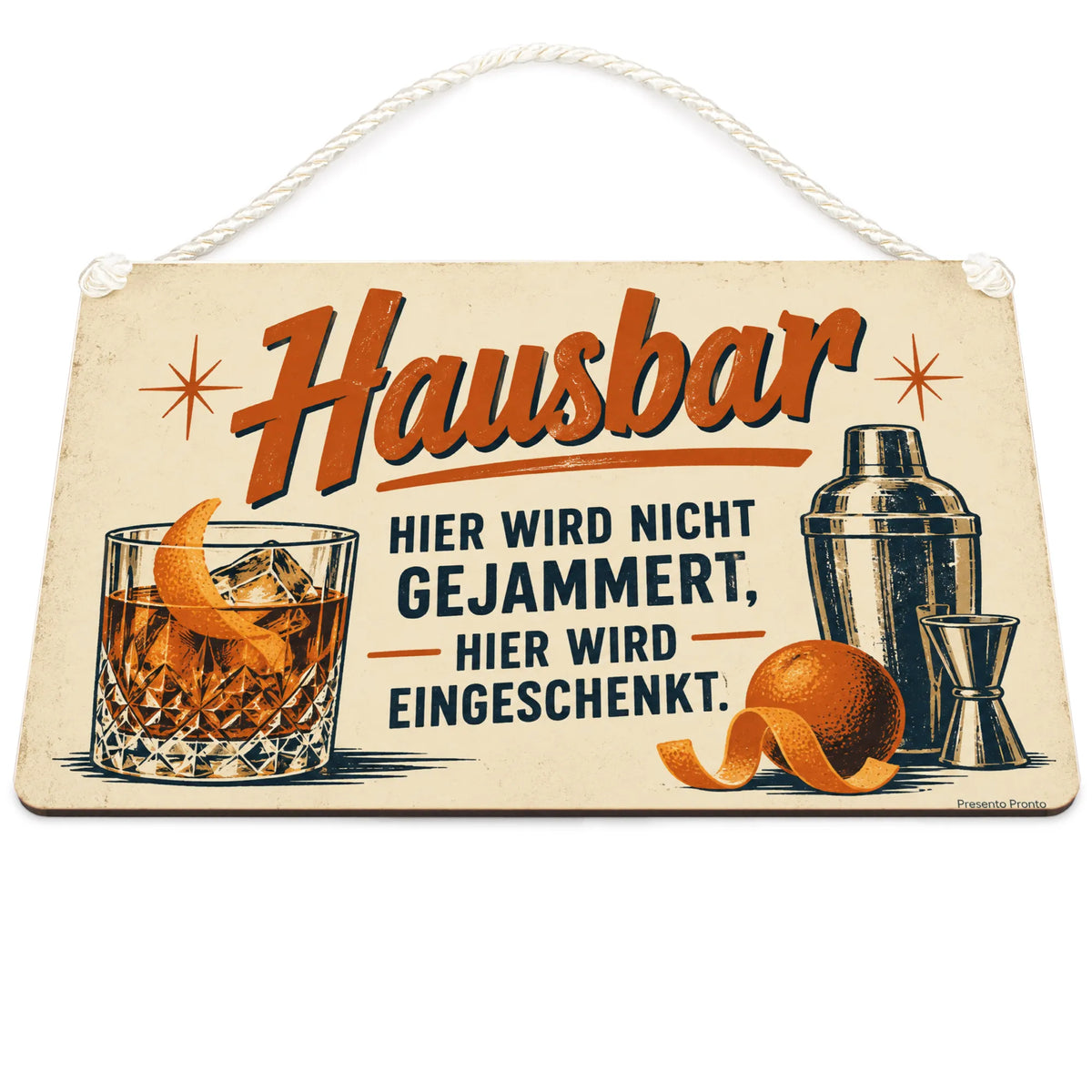 Lustiges Cocktailschild für die Hausbar mit Whiskyglas|p:2016669|h:9d3c598a2b6c44e7babdf6bbbdf9adf5