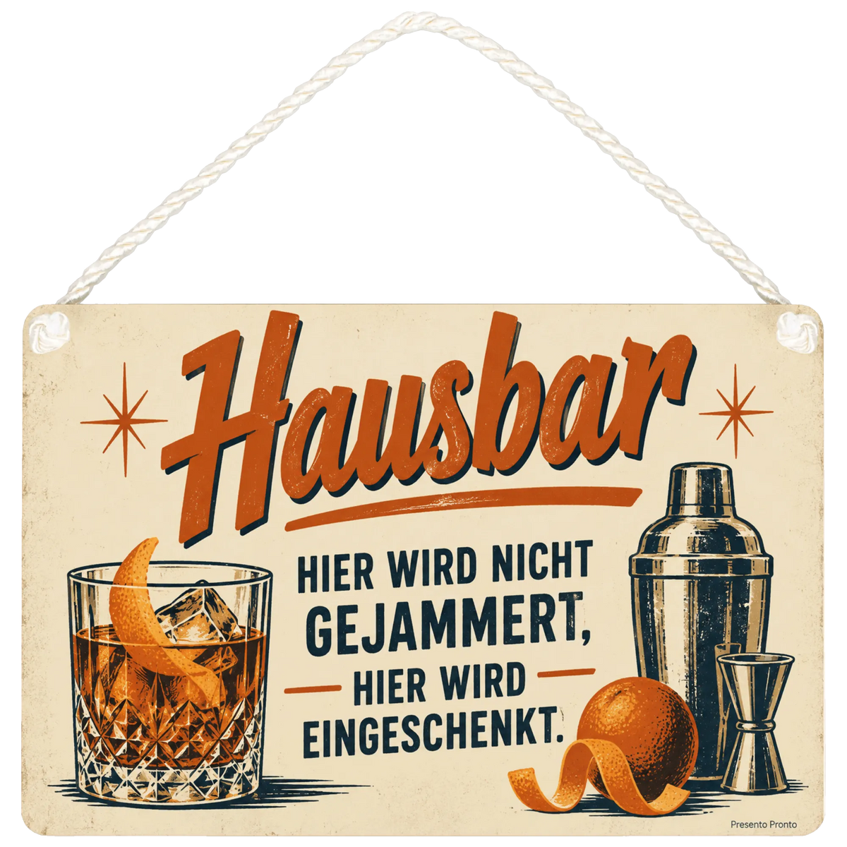 Lustiges Cocktailschild für die Hausbar mit Whiskyglas|p:2016670|h:2b52944533c0400108ad11855a5a5454