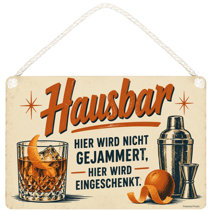 Lustiges Cocktailschild für die Hausbar mit Whiskyglas|p:2016670|h:2b52944533c0400108ad11855a5a5454