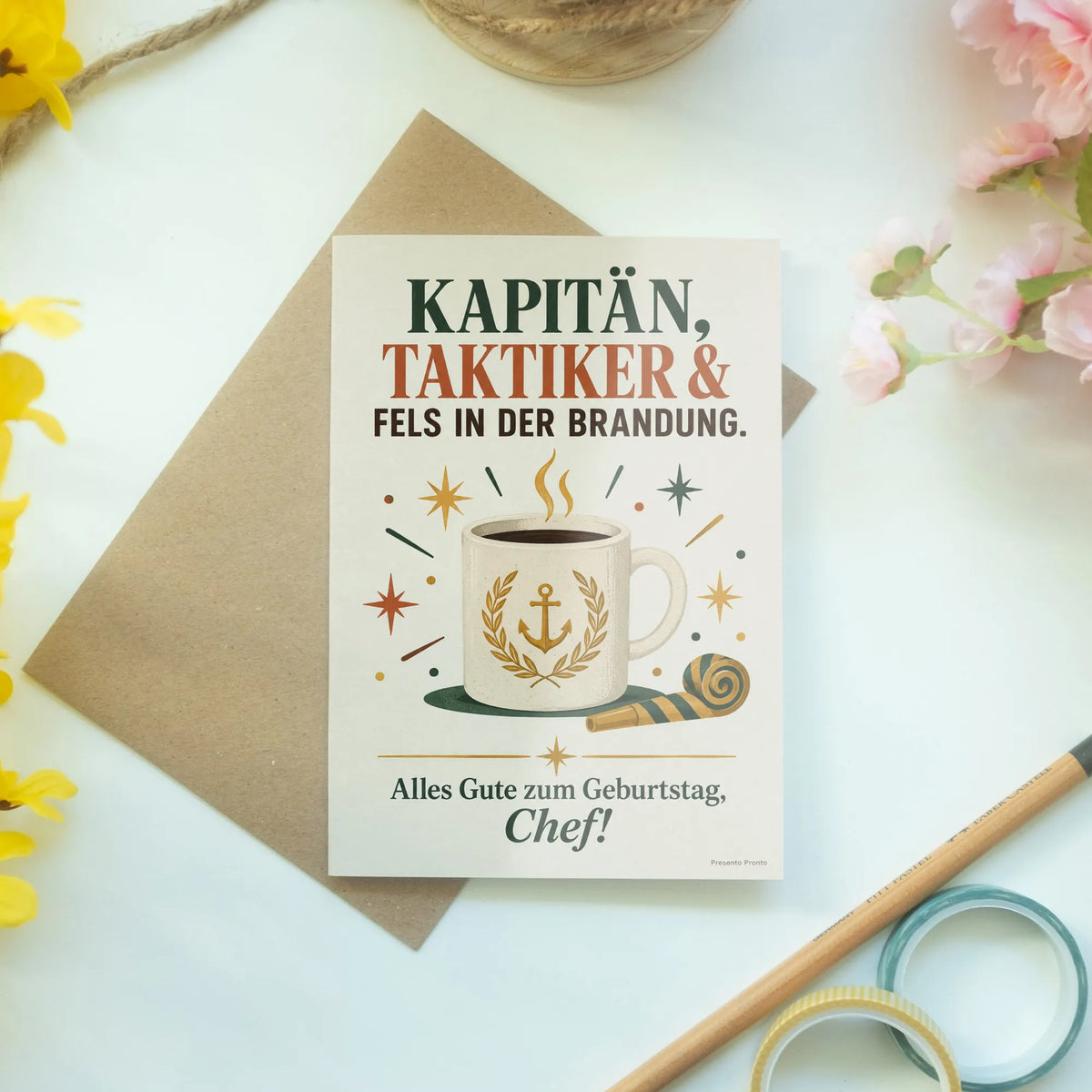 Wertschätzende Geburtstagskarte für den Chef mit Kaffeetasse|p:2016690|h:b3cb928c5384b7d794ea23e64b89baad
