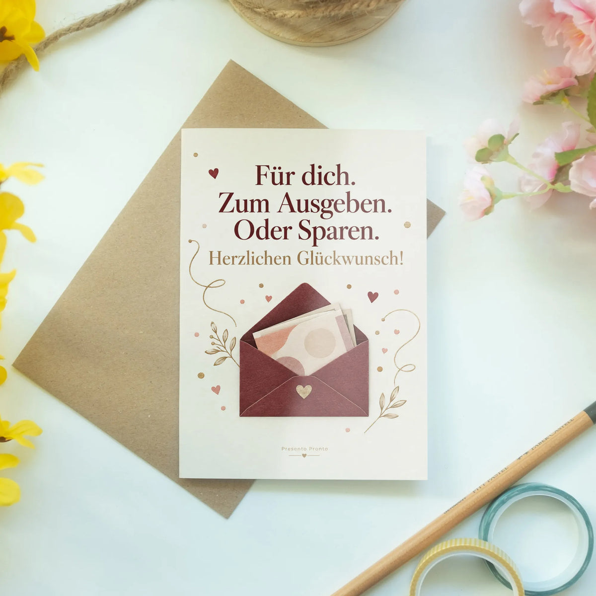 Elegante Geburtstagskarte für Geldgeschenk mit Konfetti|p:2016703|h:d67d335eac5e94a2be1c0578a30b62f7