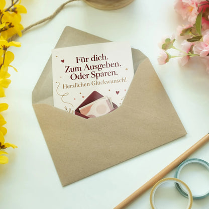 Elegante Geburtstagskarte für Geldgeschenk mit Konfetti|p:2016703|h:6119a9d41bde046aa372e2c4856a75f7