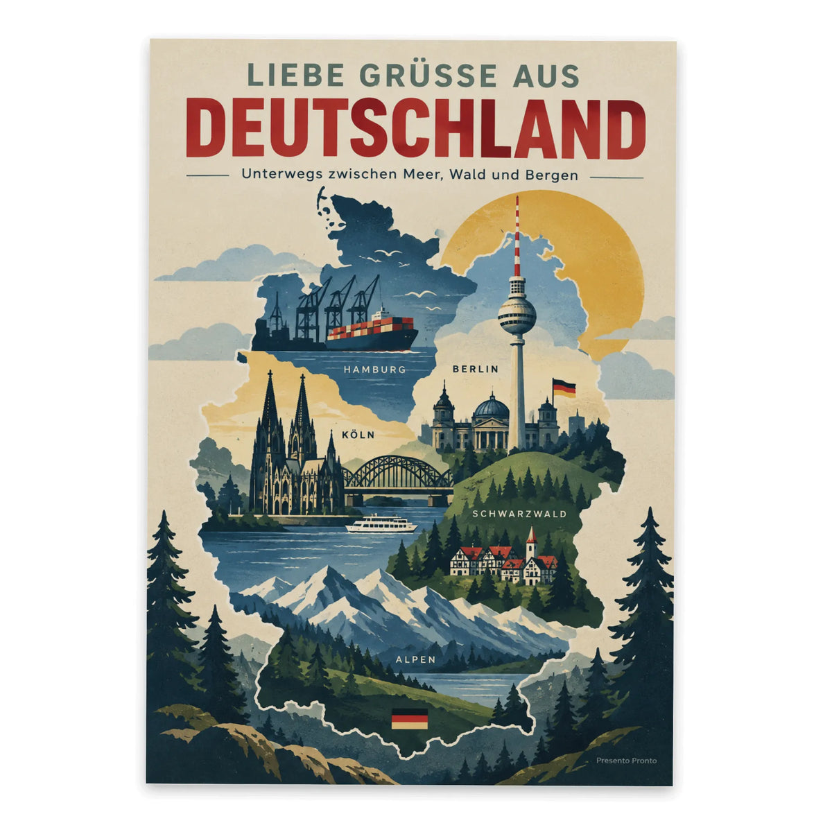 Herzliche Postkarte aus Deutschland für Urlaubsgrüße mit Kölner Dom|p:2016724|h:bd6e59349833abc760a36f4ba2b521ca