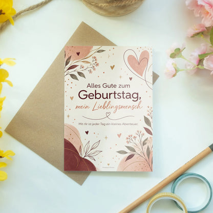 Romantische Geburtstagskarte für den Partner mit Herzen|p:2016729|h:4847ca7fbc4aa7ee78cb16e467a3a196