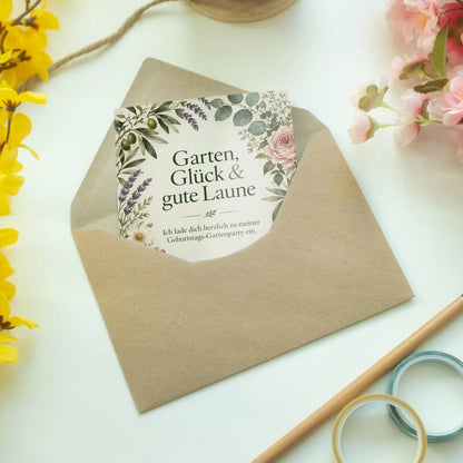Elegante Einladungskarten zur Gartenparty mit Wildblumen|p:2016737|h:cd069c7b0b11cbab8009628dd52d18a0