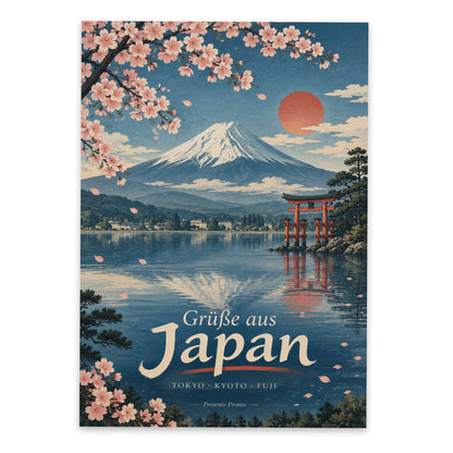 Poetische Postkarte aus Japan für Japanfans mit Berg Fuji|p:2016745|h:dc8065d0bf50c6e37b108cfe879e361c