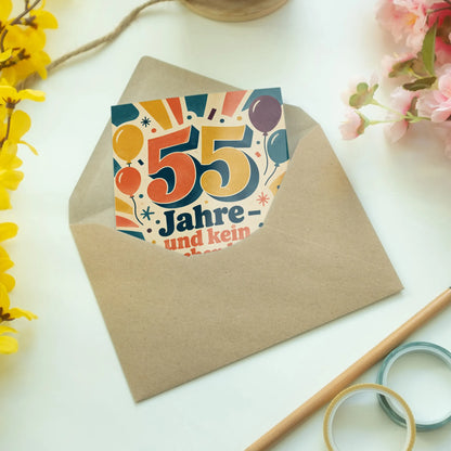 Lustige Geburtstagskarte zum 55. Geburtstag mit Zahl 55|p:2016750|h:66e5b9905dbfb7fffe1627e1bd2814d2