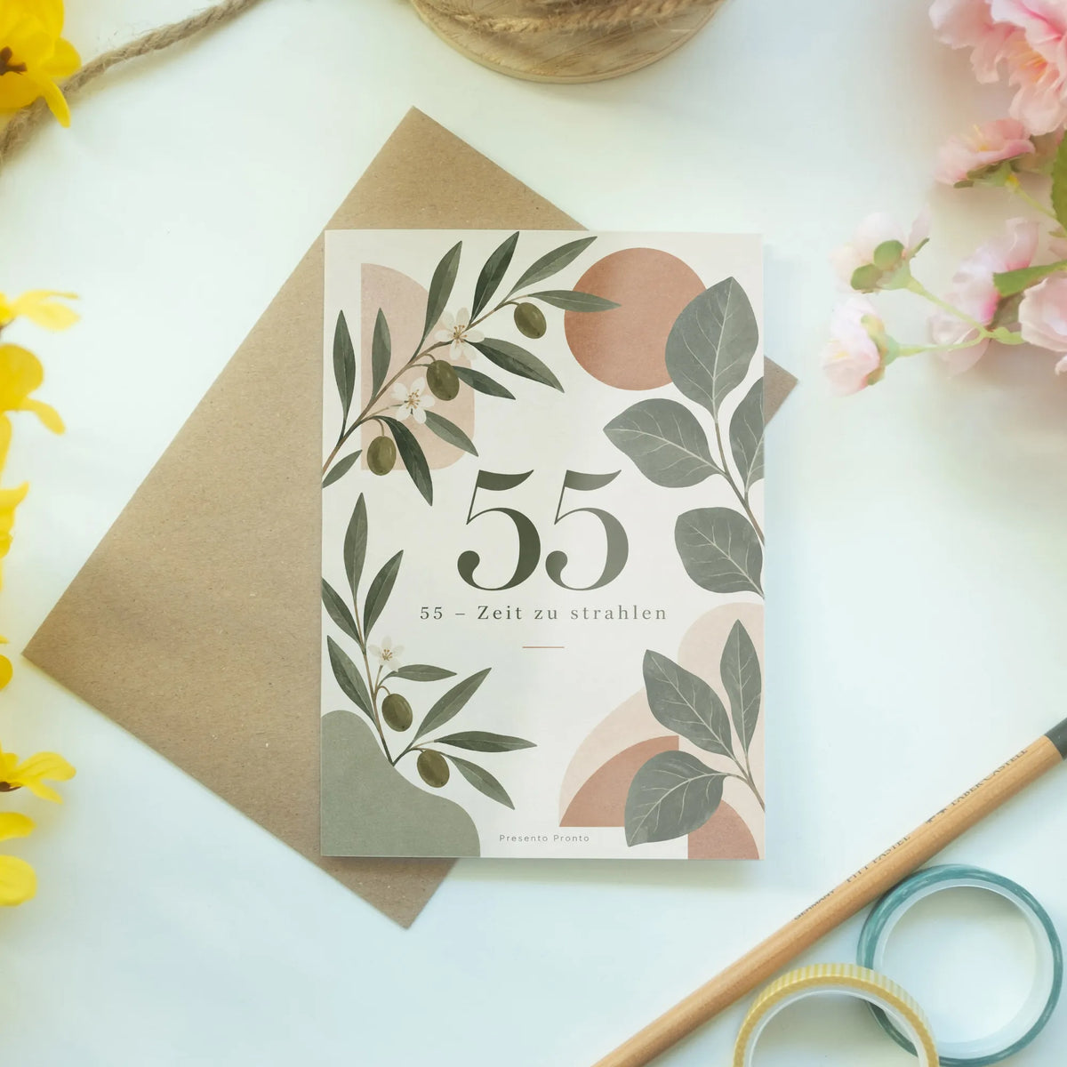 Elegante Geburtstagskarte zum 55. Geburtstag mit Zahl 55|p:2016755|h:5c31c439a16b557dae80f1d483056ca2