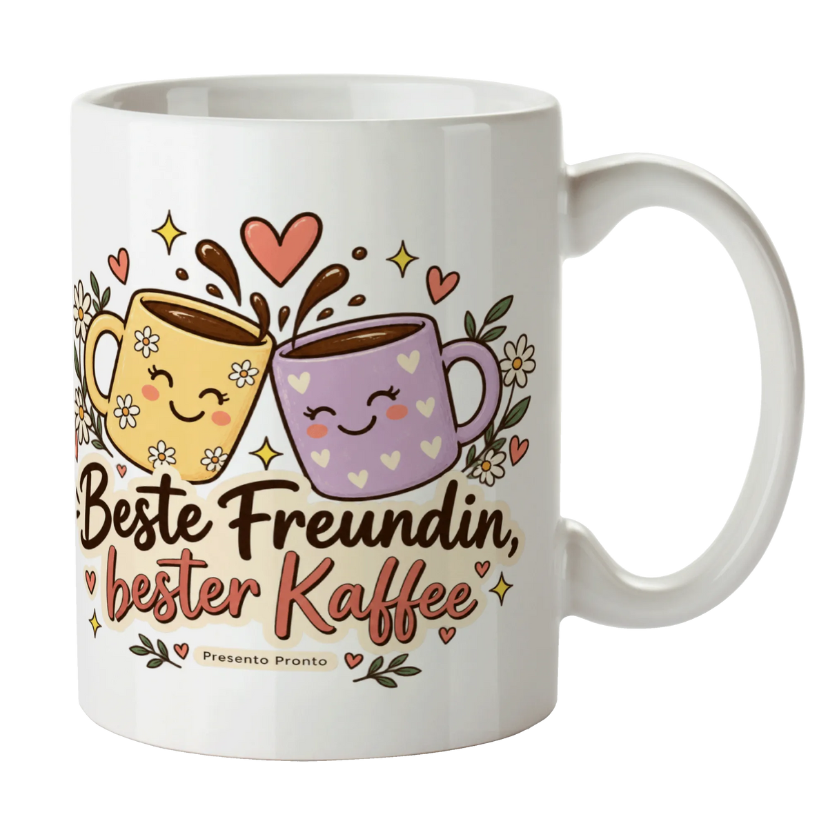 Süße Tasse für die beste Freundin mit zwei Kaffeetassen|p:2016757|h:4e26d639886b228a4dcfd6010bbb6014