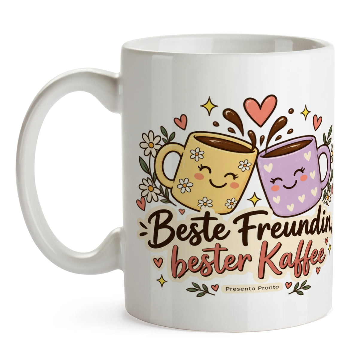 Süße Tasse für die beste Freundin mit zwei Kaffeetassen|p:2016757|h:842afd87aad55d2e76b6e7bf7a228a3b