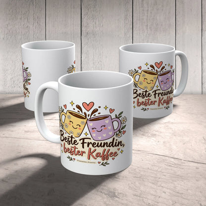 Süße Tasse für die beste Freundin mit zwei Kaffeetassen|p:2016757|h:abab66700cd28bf88e07368b1781128e