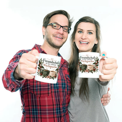 Elegante Tasse für die beste Freundin mit zwei Kaffeetassen|p:2016760|h:4268f764444e93f8182afb594264a0ad