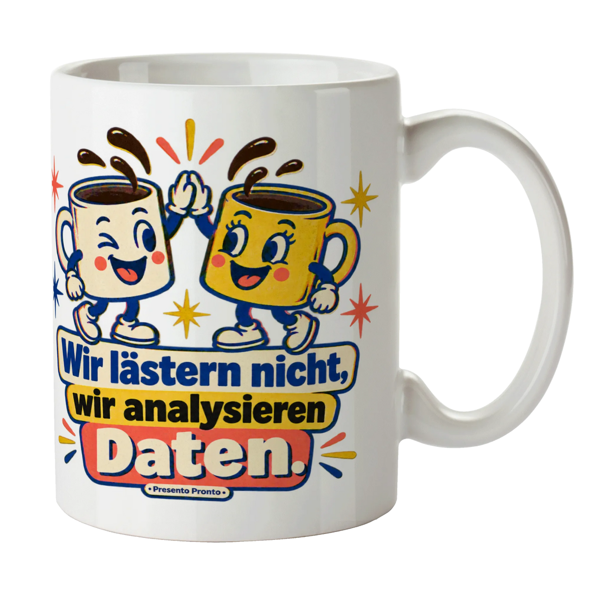 Lustige Tasse für die beste Freundin mit anstoßenden Kaffeetassen|p:2016762|h:bbc578cf601a28bec2a77a01861482ea