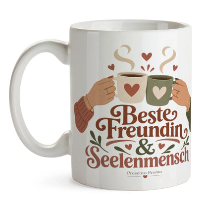 Liebevolle Tasse für die beste Freundin mit anstoßenden Tassen|p:2016763|h:39b72cd2ef9cdf8a4d1910b350a73d3e