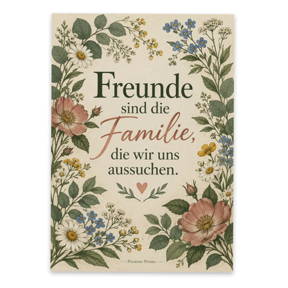 Herzliche Postkarte zur Freundschaft mit Wildblumen|p:2016781|h:a69b0e848cc4a085c9a5f9d918be3a8f