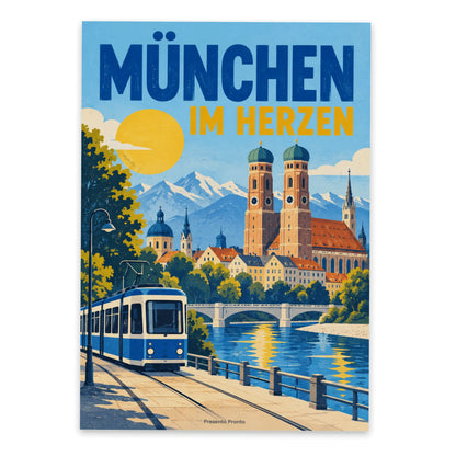 Herzliche Postkarte aus München mit Frauenkirche|p:2016785|h:a9a75f74646ad14fad2a094dd76c7c33