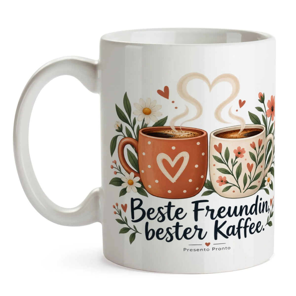 Liebevolle Tasse für die Freundin mit Herz aus Kaffee|p:2016795|h:4ea894437069c9feb42da649051aa9cc