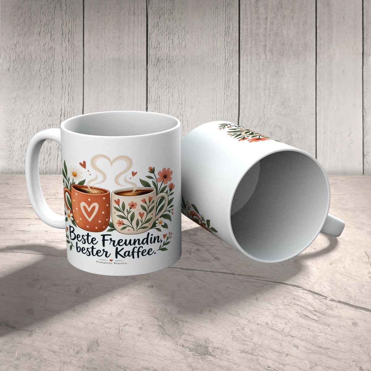 Liebevolle Tasse für die Freundin mit Herz aus Kaffee|p:2016795|h:50bc147605bc2b8b459ee831b8da72fa
