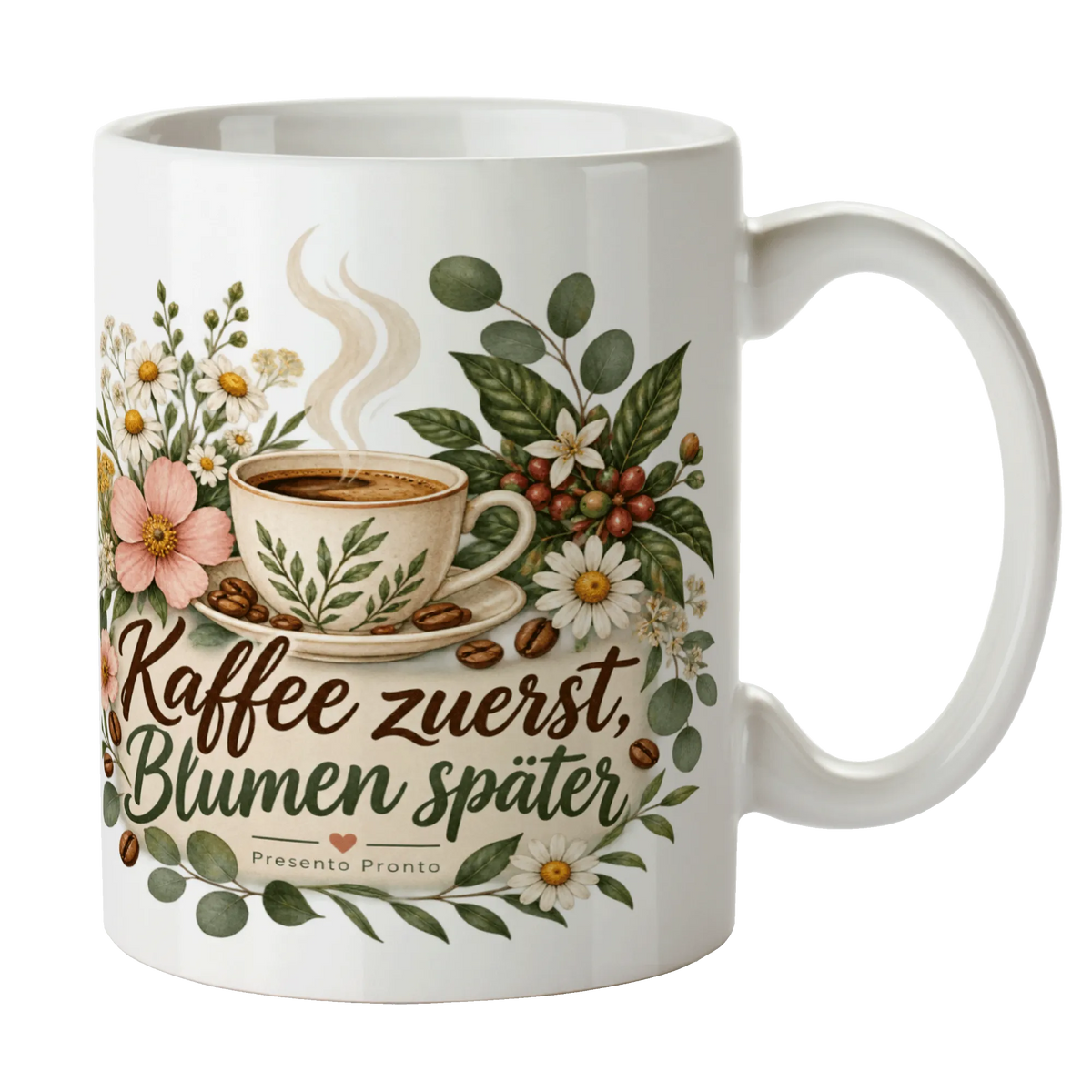 Elegante Kaffeetasse mit Blumen für Kaffeeliebhaberinnen|p:2016797|h:b4d8ca387fc07b9ad18e4401d6de60be