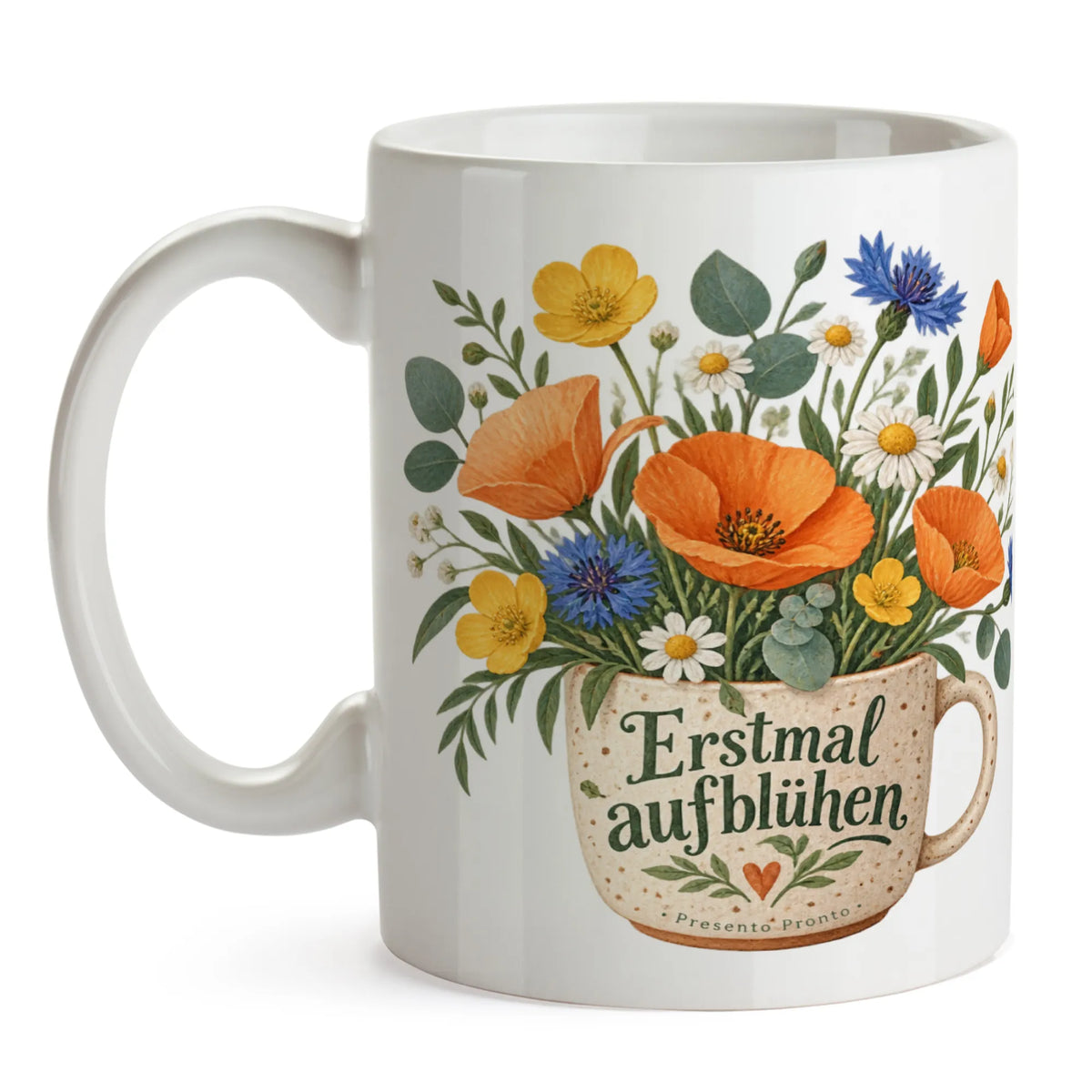 Fröhliche Kaffeetasse mit Blumen für Freundin|p:2016799|h:ddddc0c7bf4da72201a59a3a7ae8e8b6