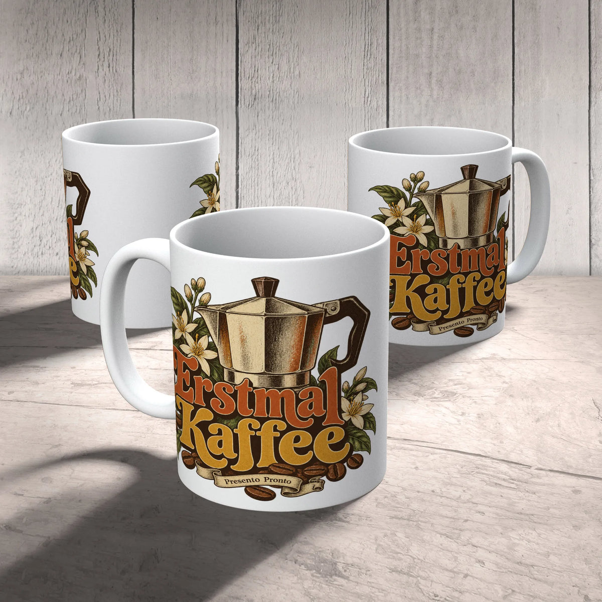 Nostalgische Vintage Tasse mit Mokkakanne für Kaffeefans|p:2016803|h:547d637a70ad0e8c913b5bfbb2d41ce1