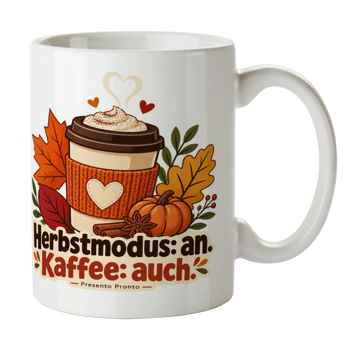 Lustige Herbsttasse für Kaffeeliebhaber mit Kürbis|p:2016804|h:8cd60d87db6790d64d4a7ef9d6e8e3d4