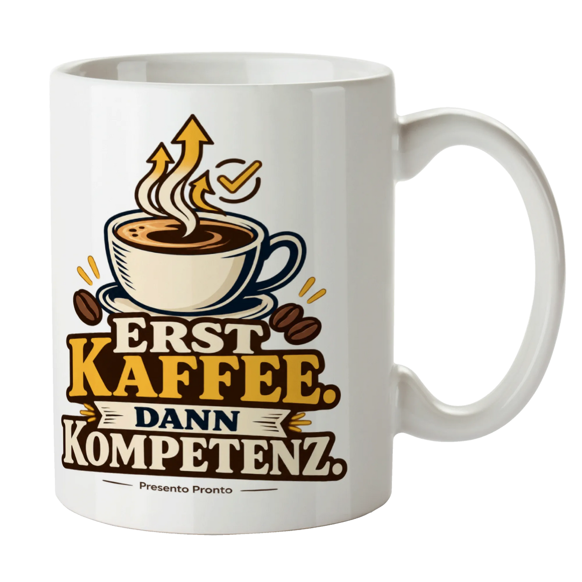 Lustige Kaffeetasse für die Arbeit mit Aufwärtspfeilen aus Dampf|p:2016812|h:f3dc3979eaeaddc752e9336a4a9ff0fb
