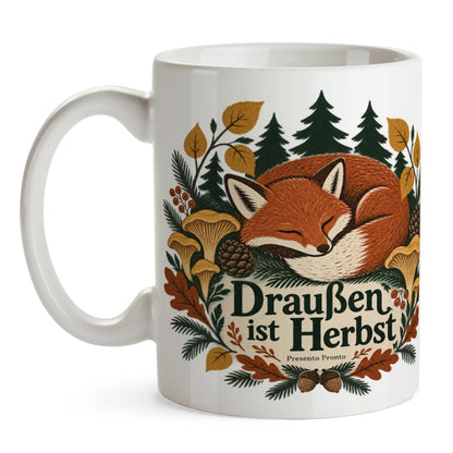 Gemütliche Herbsttasse mit schlafendem Fuchs|p:2016813|h:62fc8c39536313c4ede70084cb7fc3d2