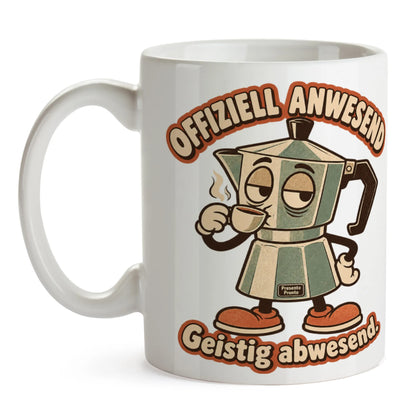 Lustige Kaffeetasse für die Arbeit mit müder Kaffeekanne|p:2016818|h:358e217b5264612e62a05e9148d17cb0