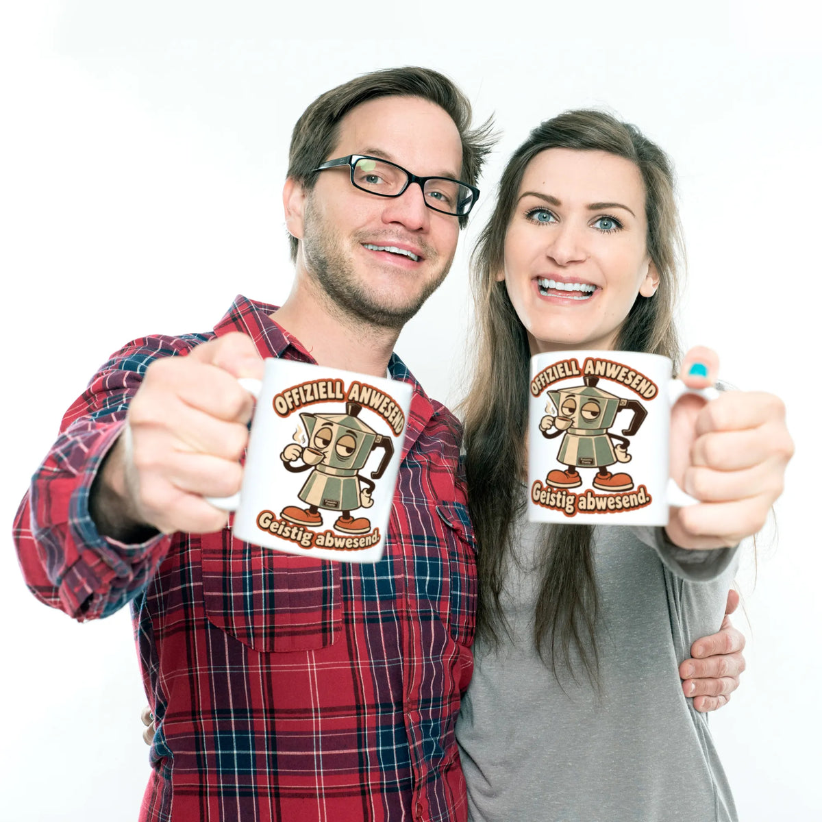Lustige Kaffeetasse für die Arbeit mit müder Kaffeekanne|p:2016818|h:3a27686db7a7d85eaca4bc7c6543a3e5