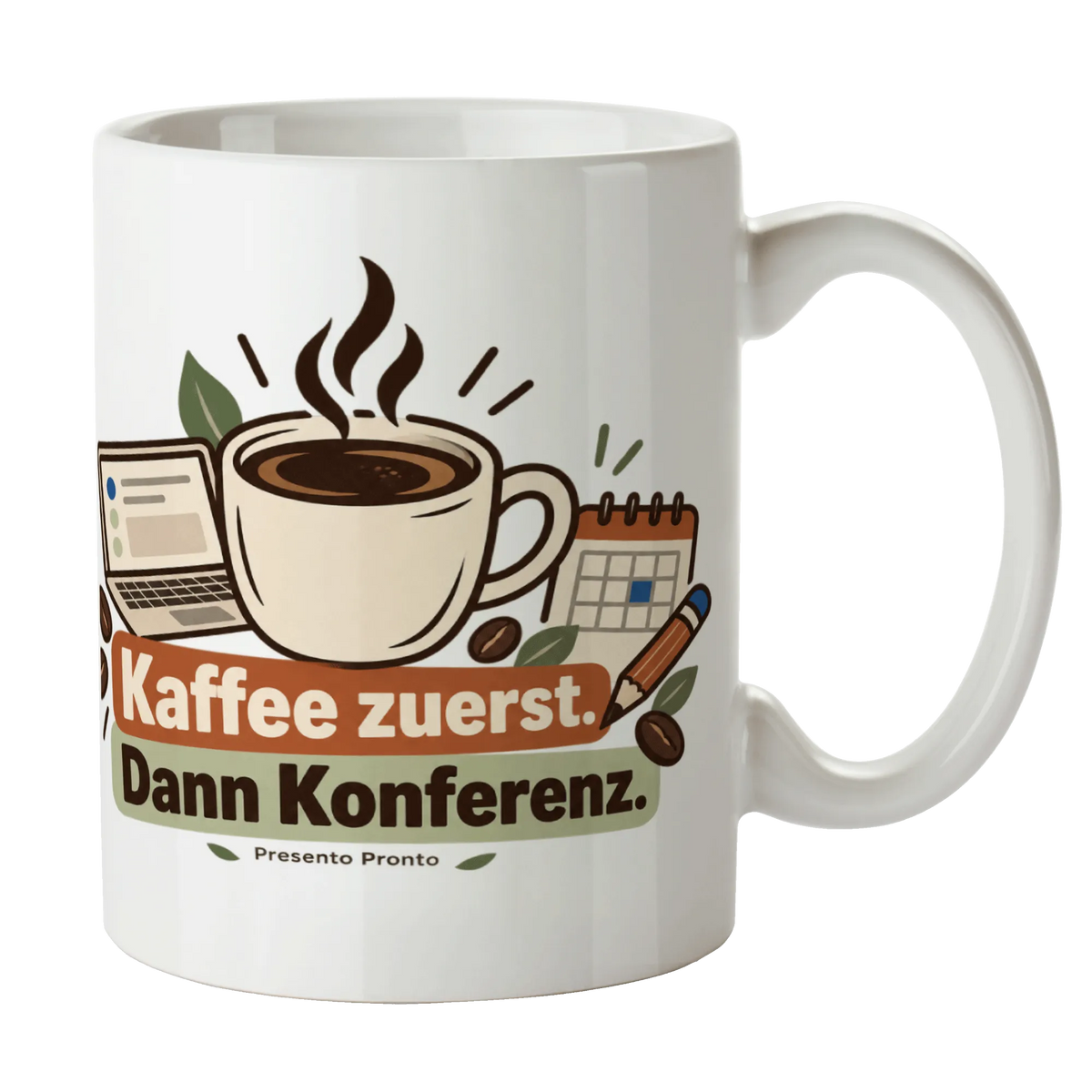Lustige Kaffeetasse fürs Büro mit dampfendem Kaffee|p:2016824|h:dfbd305182e0ea34e0f69f216144e834