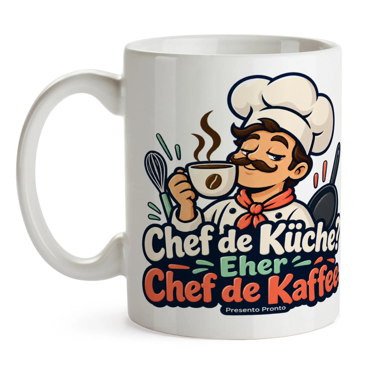 Lustige Tasse für Chef mit Kochmütze|p:2016829|h:5efe39bd722b100cbc5a1b52e3c433dd