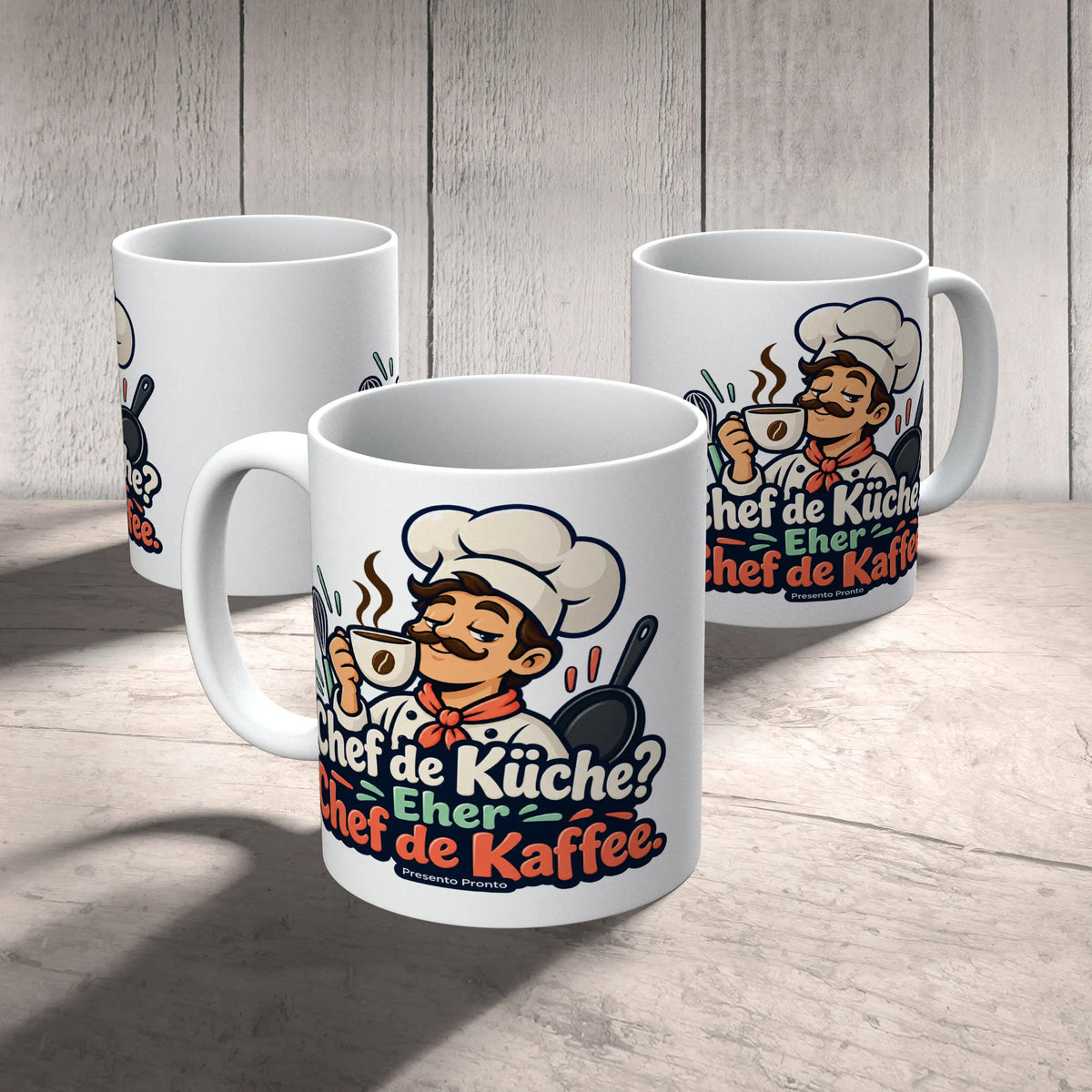 Lustige Tasse für Chef mit Kochmütze|p:2016829|h:024b8c13945854353fa3d928a73f61f7