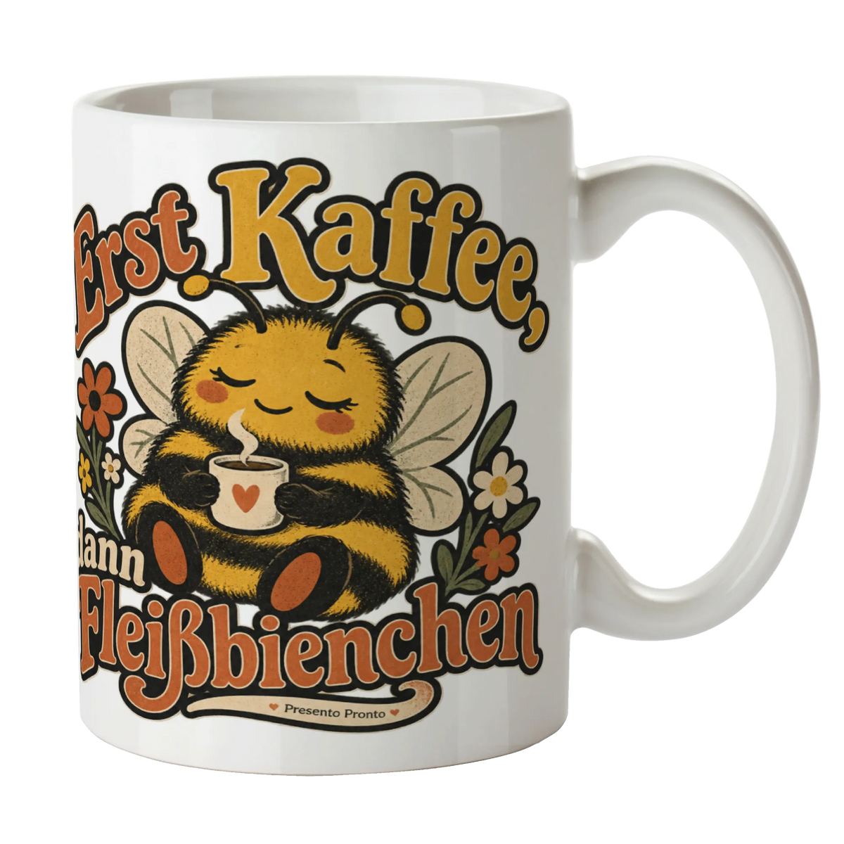 Lustige Tasse mit Biene für fleißige Kolleginnen|p:2016832|h:f2891a4a24daf13a1ce16086f1087557